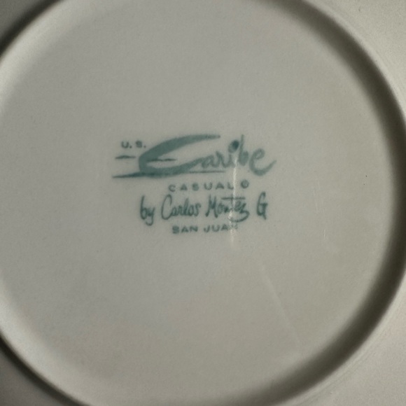 U.S. Caribe 8" and 10” Plates by Carlos Montez - Picture 4 of 6